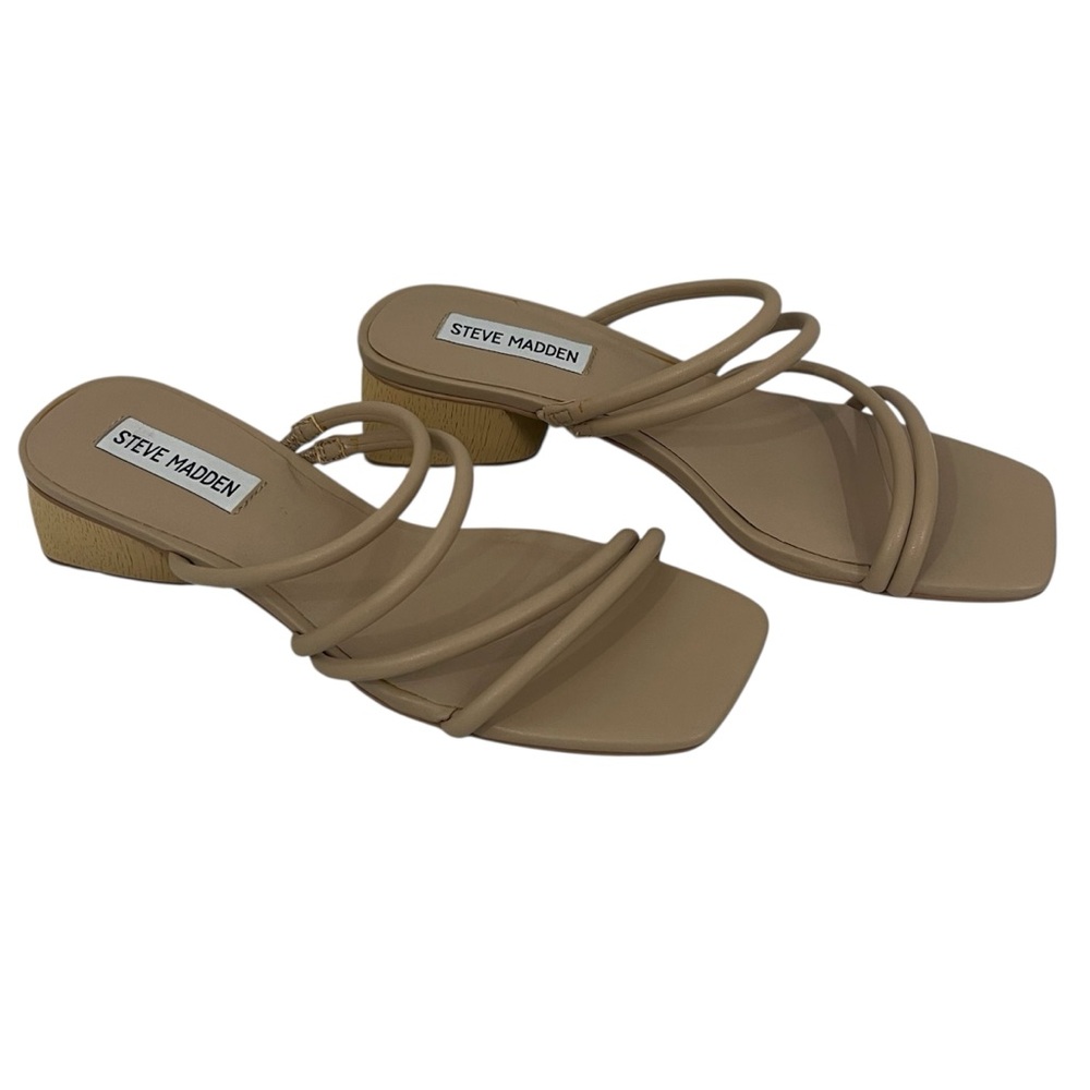 Steve Madden Tan Strappy Sandals